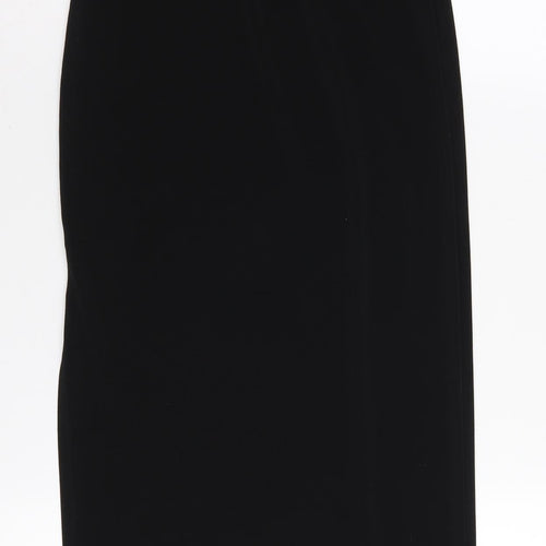 ASOS Black Long Bodycon Cut Out Dress Women UK 4