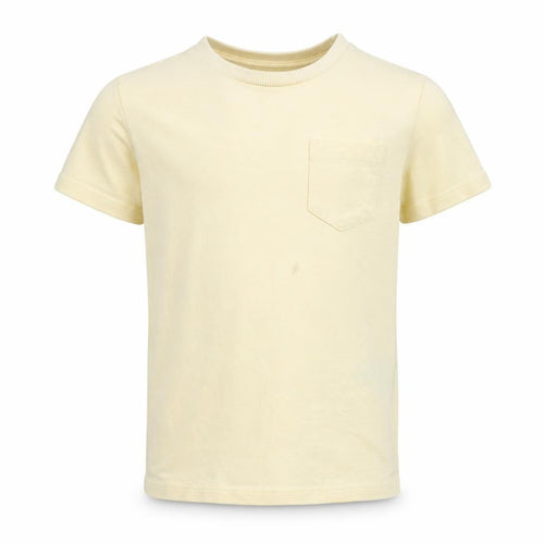 Marks and Spencer Boys Beige Cotton T-Shirt 3-4 Years