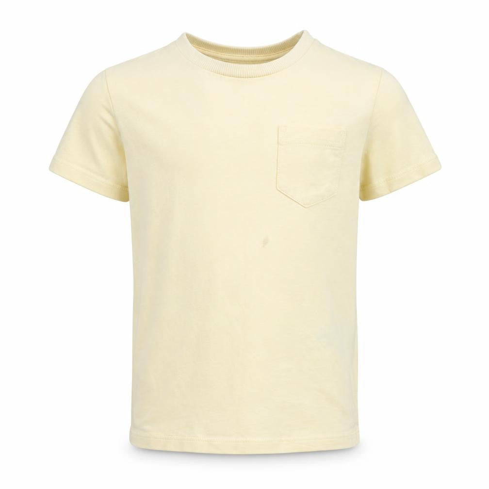 Marks and Spencer Boys Beige Cotton T-Shirt 3-4 Years