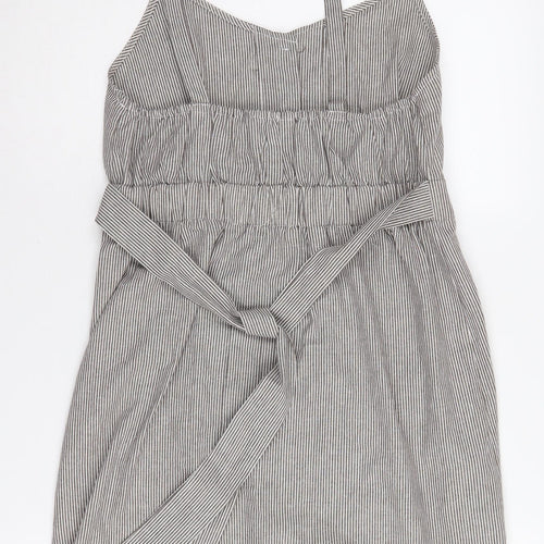 Brave Soul Women's Striped Pinafore Dress M