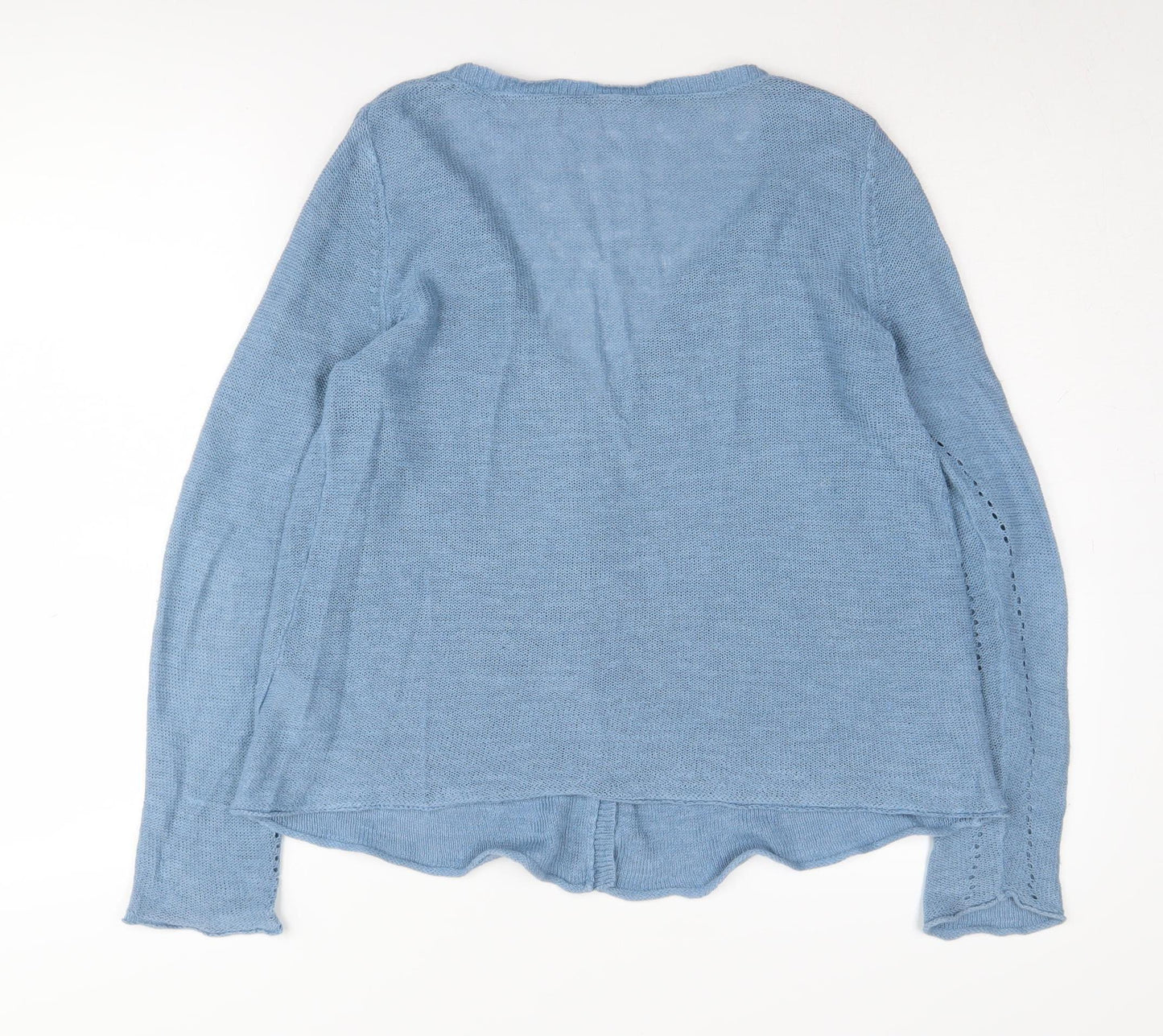 White Stuff Women's Blue Cardigan, Size 16, V-Neck