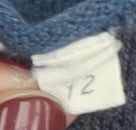 White Stuff Women's Blue Henley Jumper Size 12