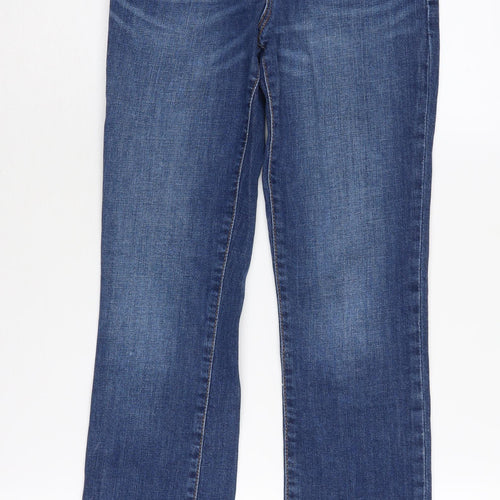 Gap Girls Blue Straight Jeans 10 Years Cotton Casual