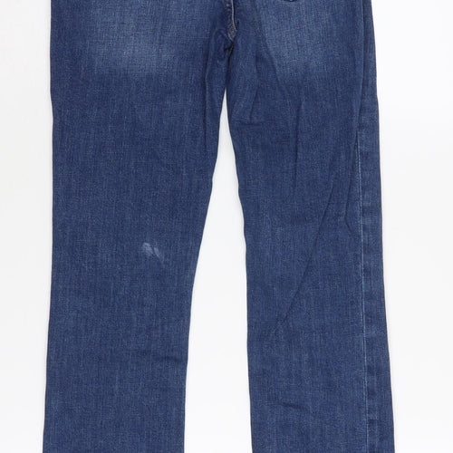 Gap Girls Blue Straight Jeans 10 Years Cotton Casual