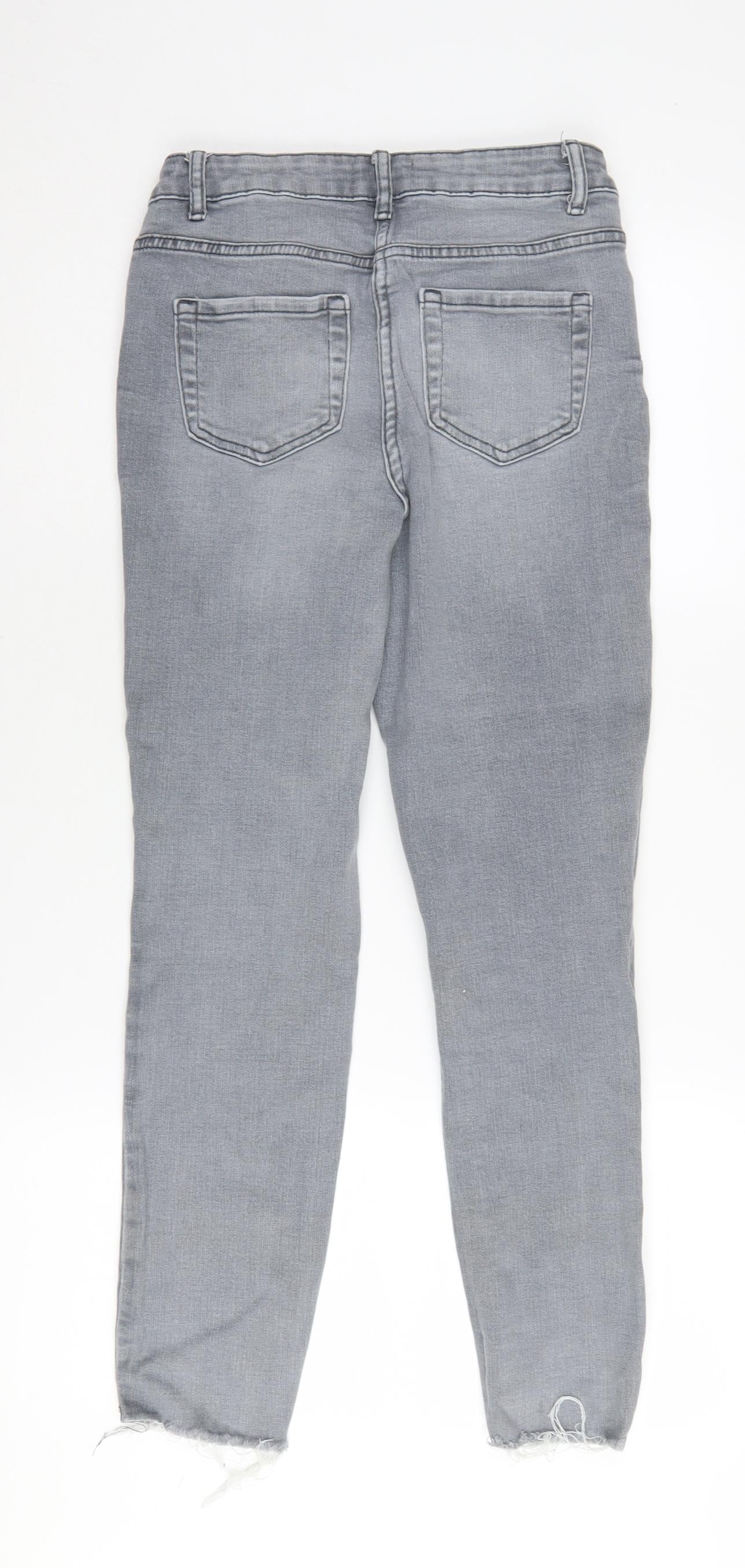 Papaya Women's Grey Skinny Jeans Size 10