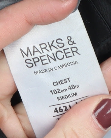 Marks & Spencer Men’s Black Blazer, 40R, Business