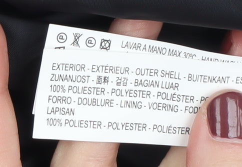 Zara Women's Black Fringe Skirt M Party