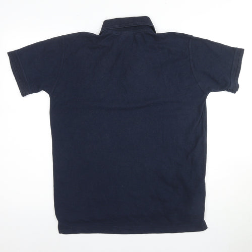 Uneek Men's Blue Polo Shirt S with Logo