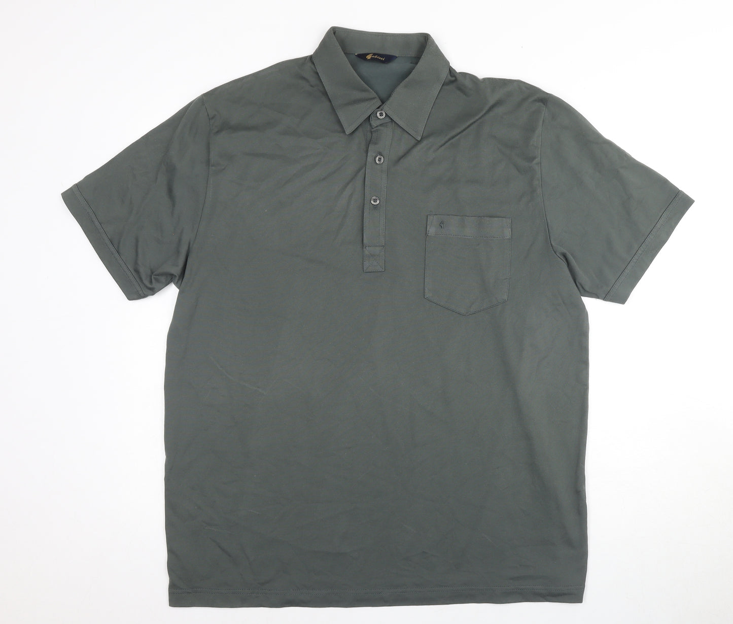 Jacamo Men's Green XL Short Sleeve Polo Shirt