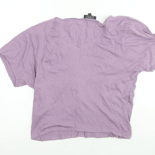 Topshop Women's Purple Relaxed T-Shirt UK 10