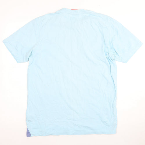 Slazenger Men's Blue Medium Crew Neck T-Shirt