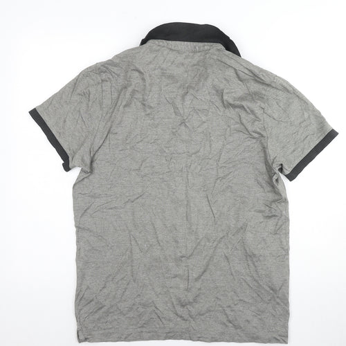 Jasper Conran Men's Grey Polo Shirt M