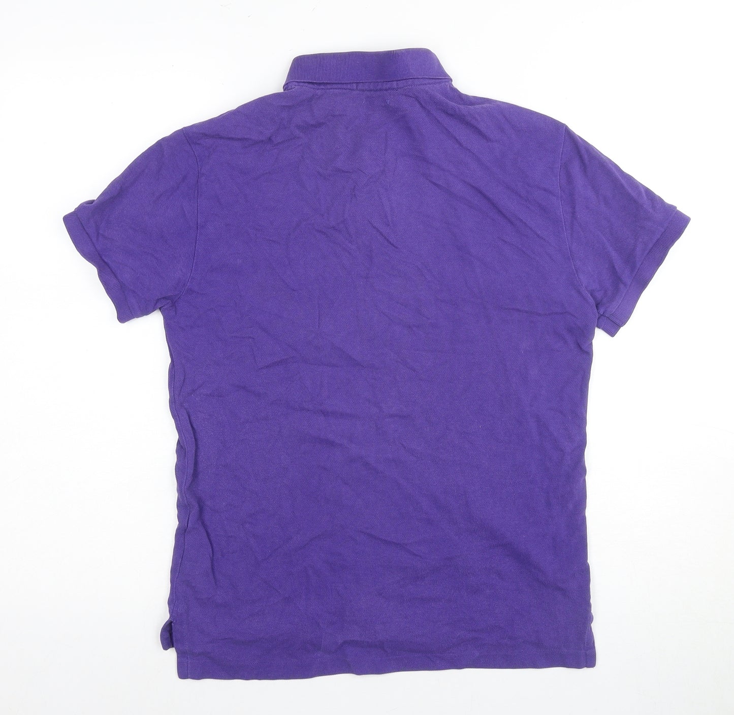 Ralph Lauren Men's Purple Slim Fit Polo Shirt, Size S