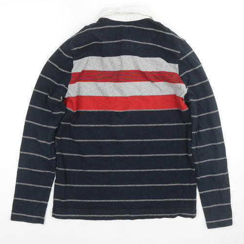 Boss Boys Polo Shirt Striped Long Sleeve Size 12