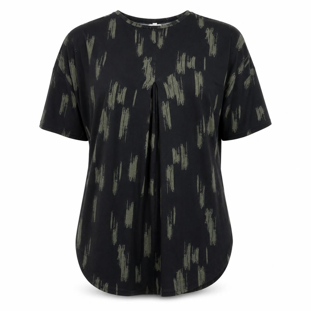 Apricot Women's Black T-Shirt, Size 16, Short Sleeve