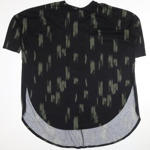 Apricot Women's Black T-Shirt, Size 16, Short Sleeve
