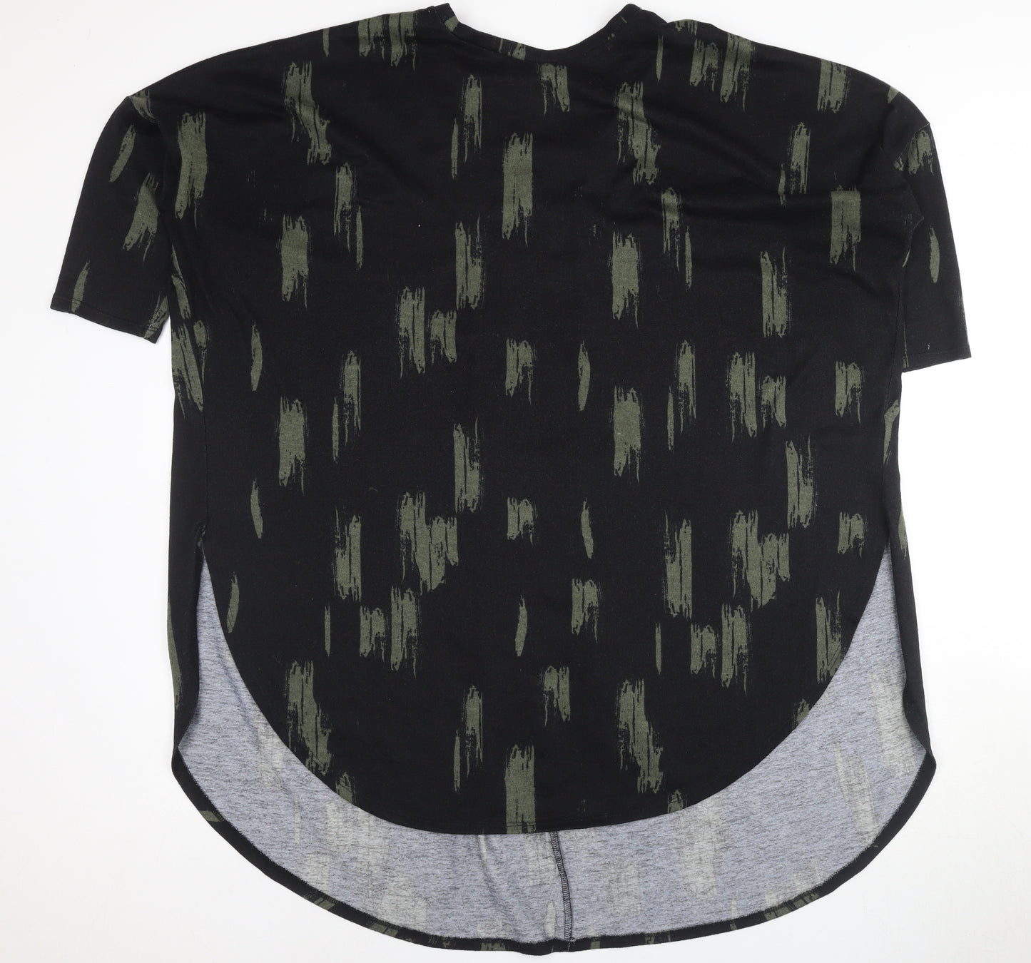 Apricot Women's Black T-Shirt, Size 16, Short Sleeve