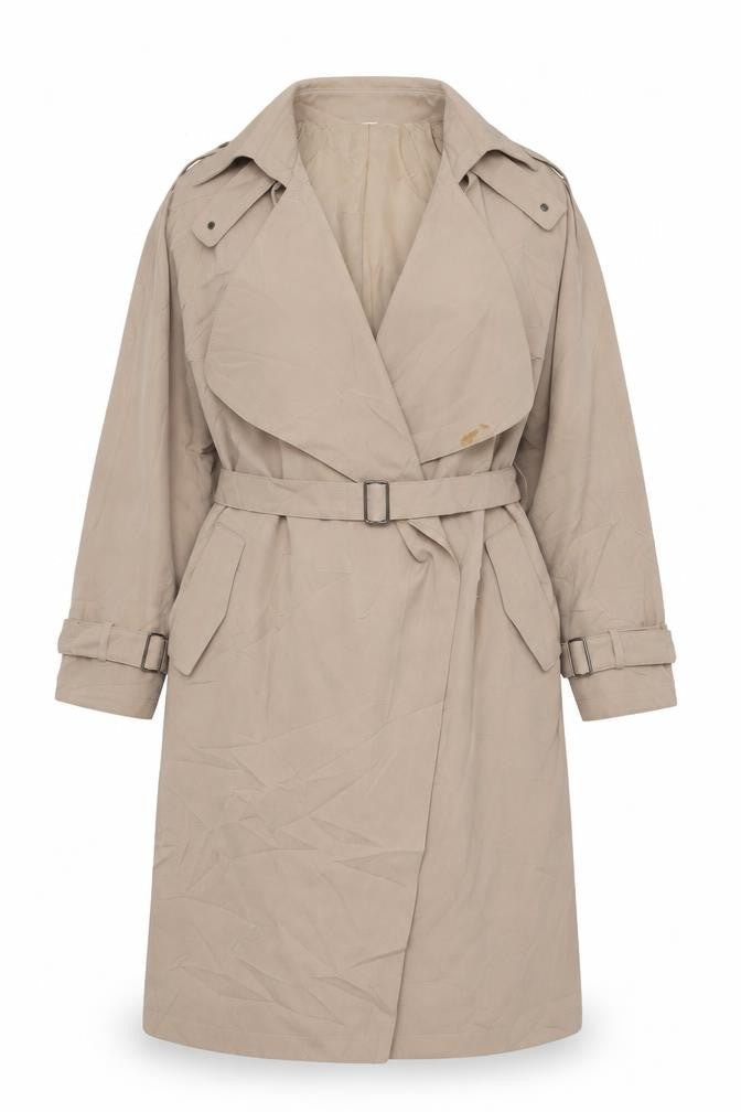 Jovonna Women’s Beige Trench Coat Size 10