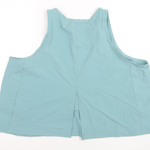 Marks and Spencer Women's Blue Tank Top Size 18 Activewear