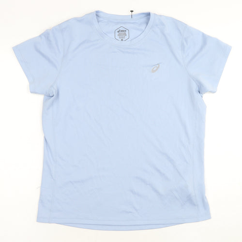 Asics Unisex Blue T-Shirt, Size 12, Jersey Style