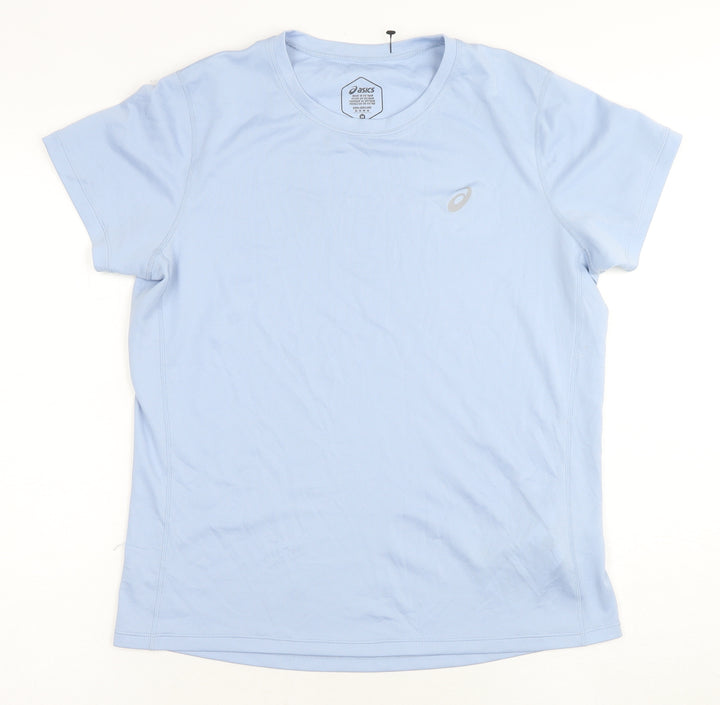 Asics Unisex Blue T-Shirt, Size 12, Jersey Style