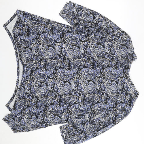 TIGI Women's Multicoloured Paisley Tunic 3/4 Sleeve Size 18-20