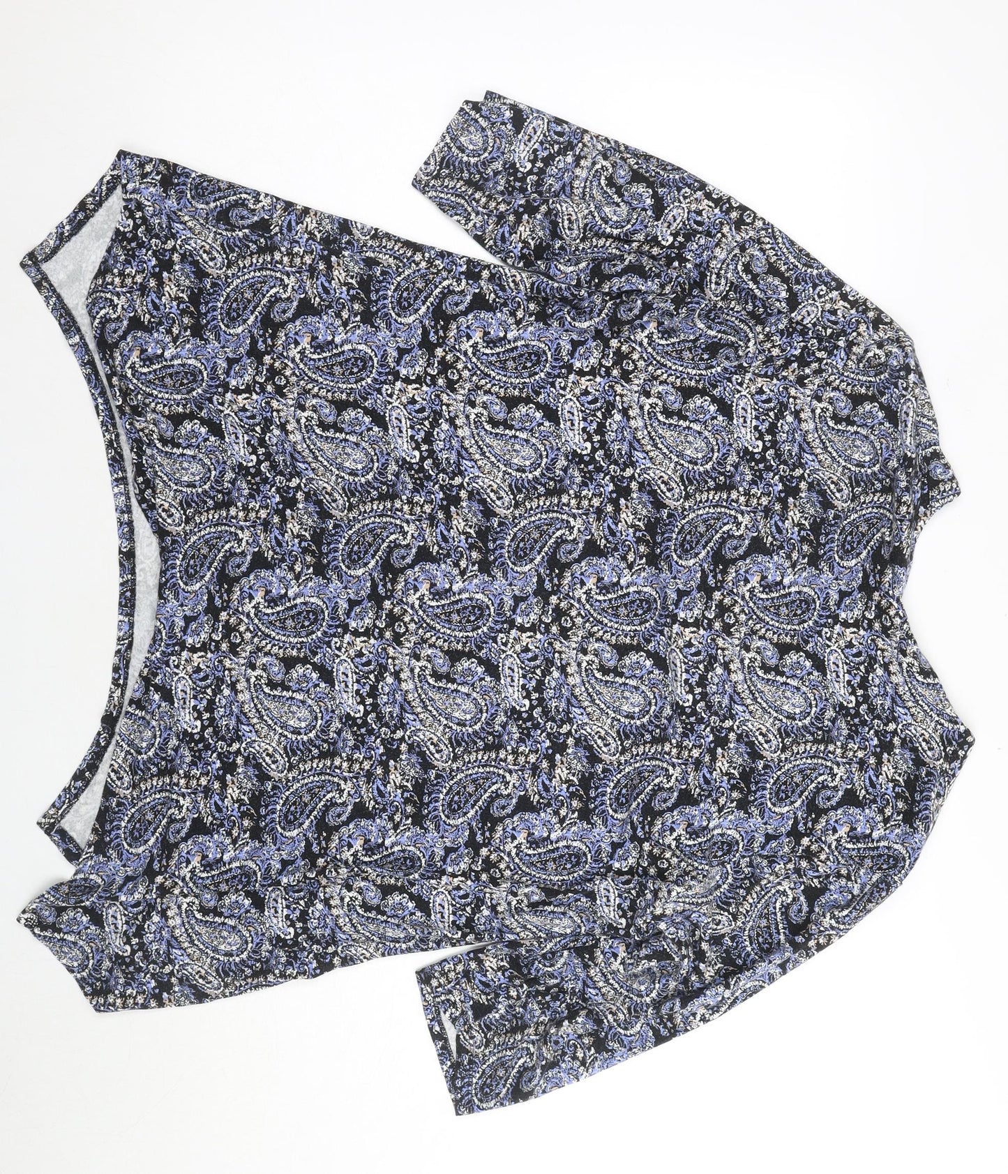 TIGI Women's Multicoloured Paisley Tunic 3/4 Sleeve Size 18-20