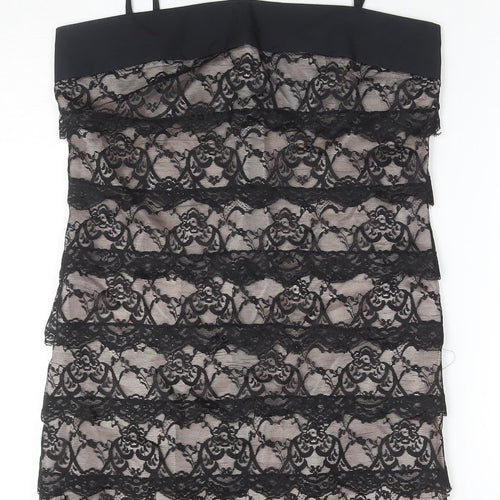 NKN Suit Women's Black Sheath Dress Size 8
