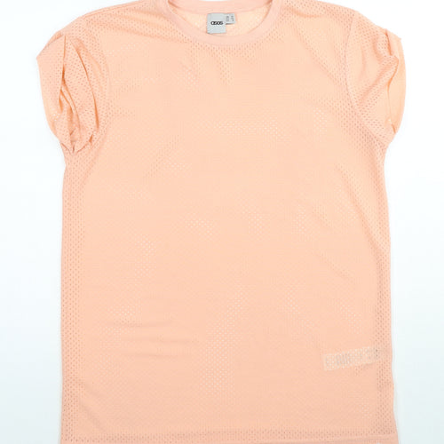 ASOS Women's Pink Jersey T-Shirt Size 10 Regular Fit