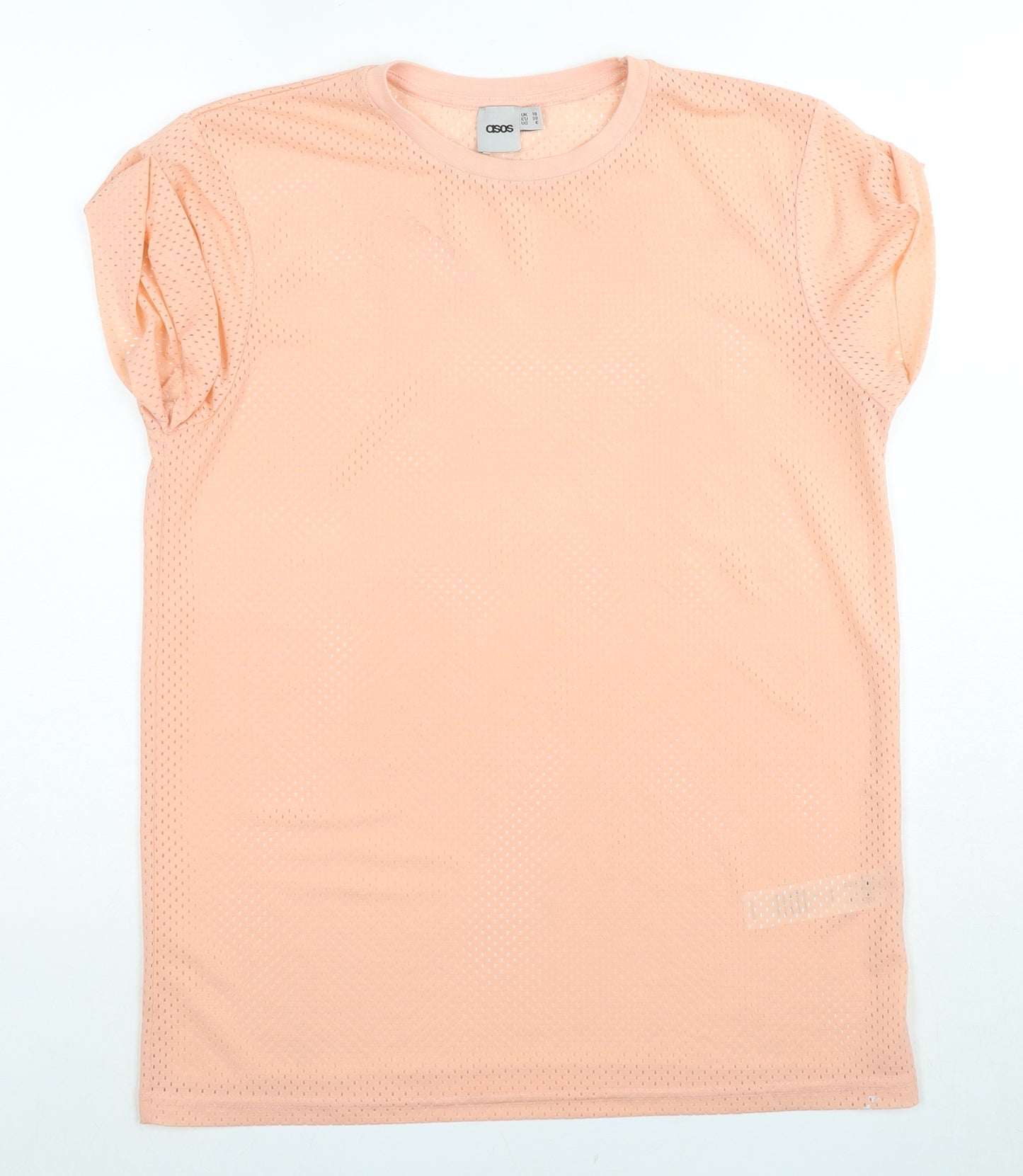 ASOS Women's Pink Jersey T-Shirt Size 10 Regular Fit