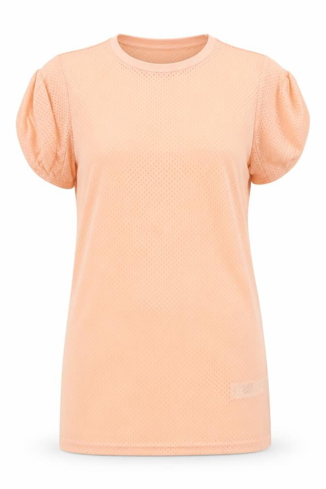 Front view of ASOS Women's Pink Jersey T-Shirt, size 10, Regular Fit