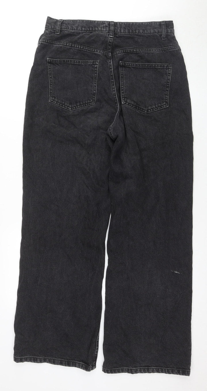 ASOS DESIGN Unisex Black Straight Jeans Size 30