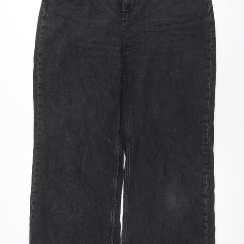 ASOS DESIGN Unisex Black Straight Jeans Size 30