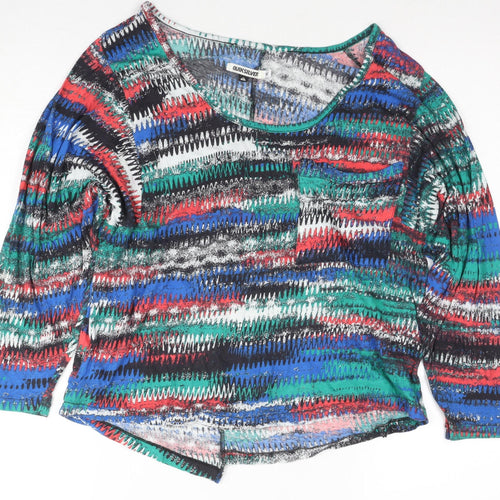 Quiksilver Unisex Multicoloured Geometric T-Shirt M