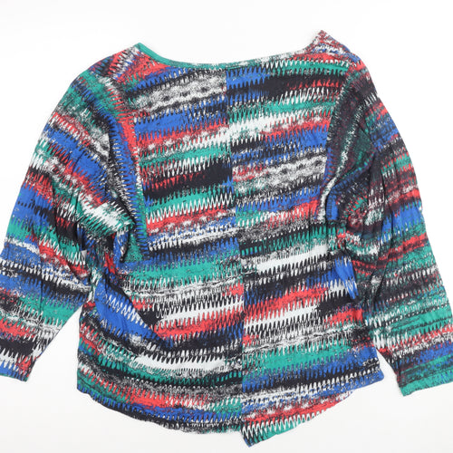 Quiksilver Unisex Multicoloured Geometric T-Shirt M