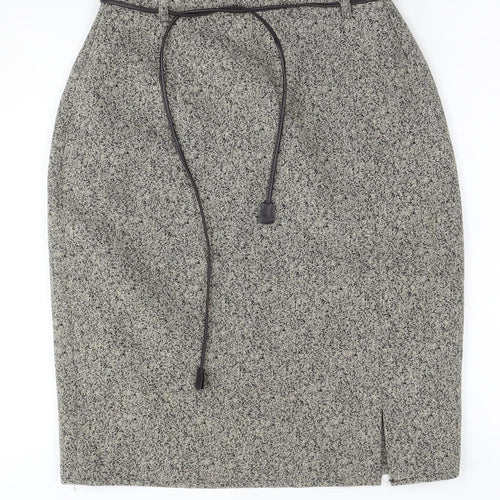 Wallis Women's Black Knee Pencil Skirt Size 10