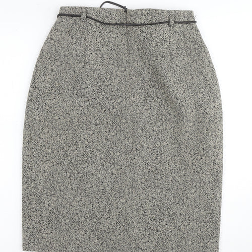 Wallis Women's Black Knee Pencil Skirt Size 10