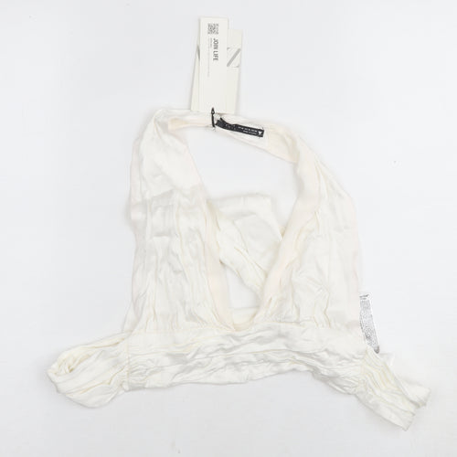 Zara Women's White Halter Top