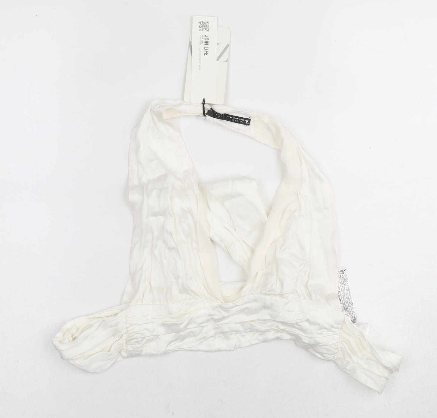 Zara Women's White Halter Top