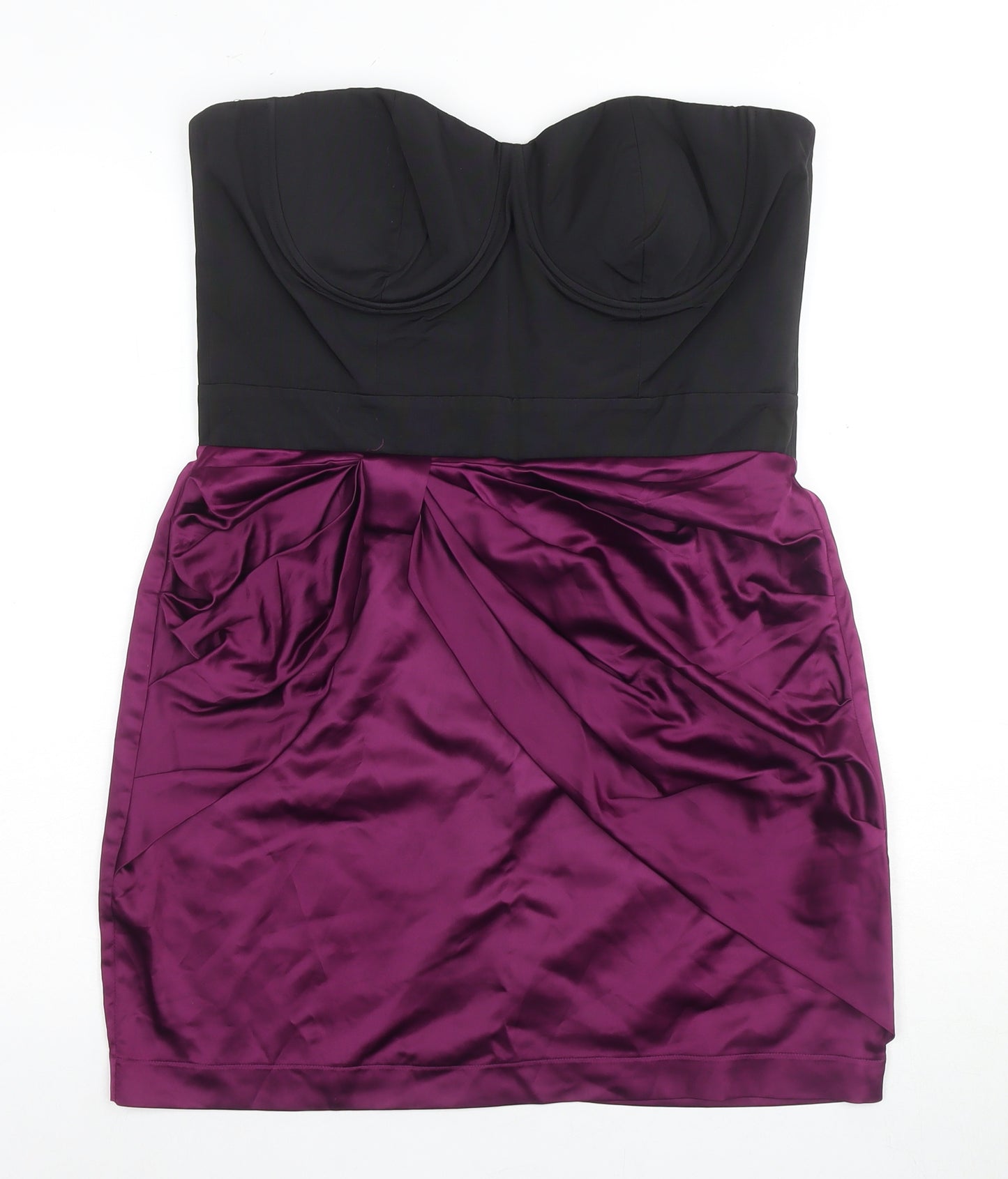Lipsy Women's Multicoloured Bodycon Dress Size 14