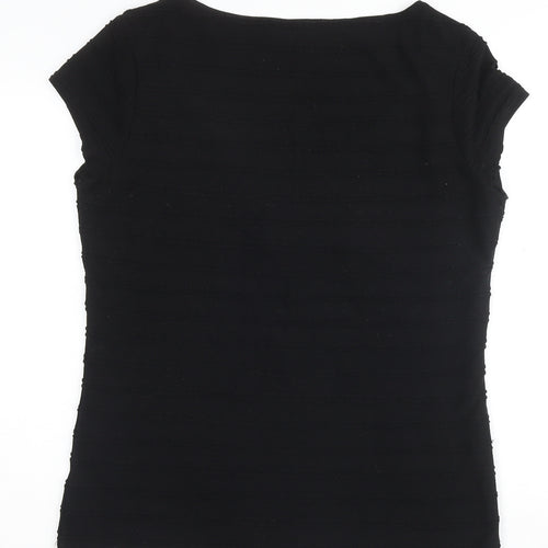 Rocha John Rocha Women's Black Basic Top Size 16