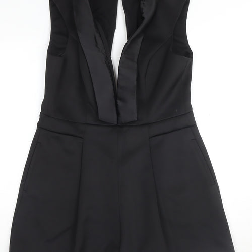 ASOS Women's Black Fit & Flare A-Lined Dress Size 12