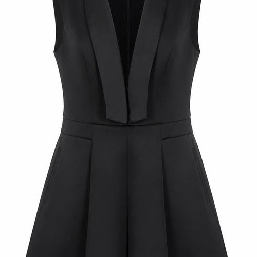 ASOS Women's Black Fit & Flare A-Lined Dress Size 12