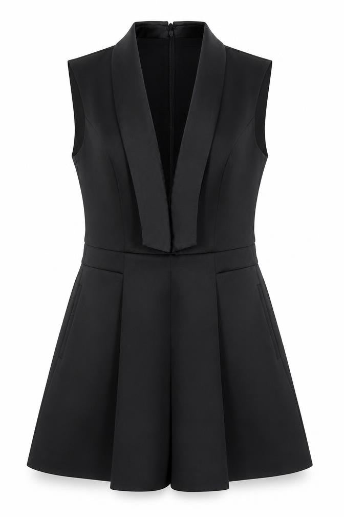 ASOS Women's Black Fit & Flare A-Lined Dress Size 12