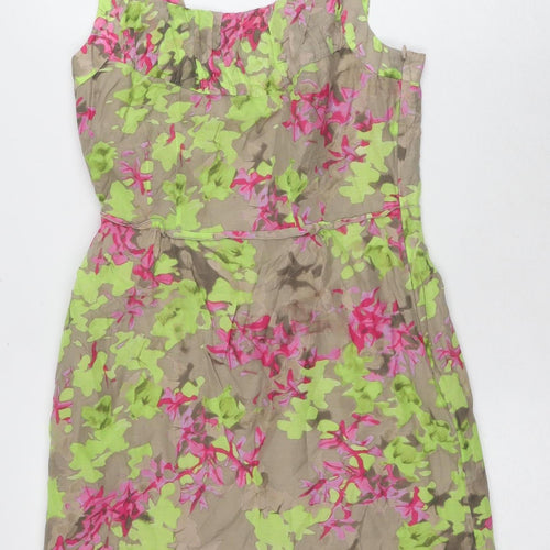 Banana Republic Women's Floral Dress Multicoloured Size 2
