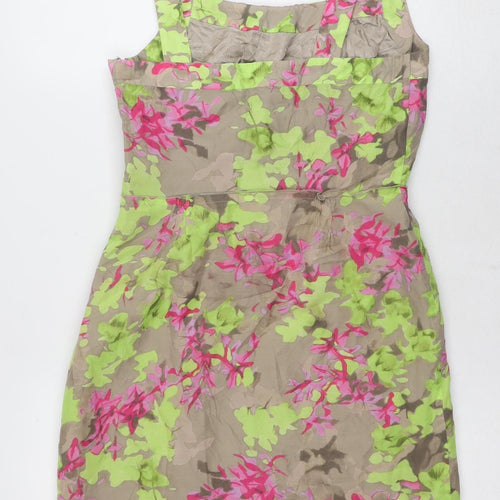 Banana Republic Women's Floral Dress Multicoloured Size 2