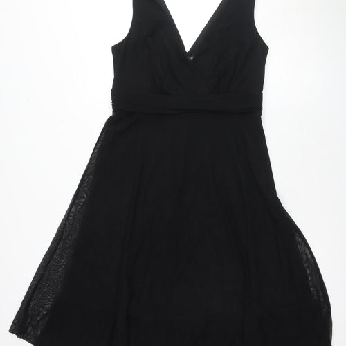 Next Women’s Black Sleeveless V-Neck Dress