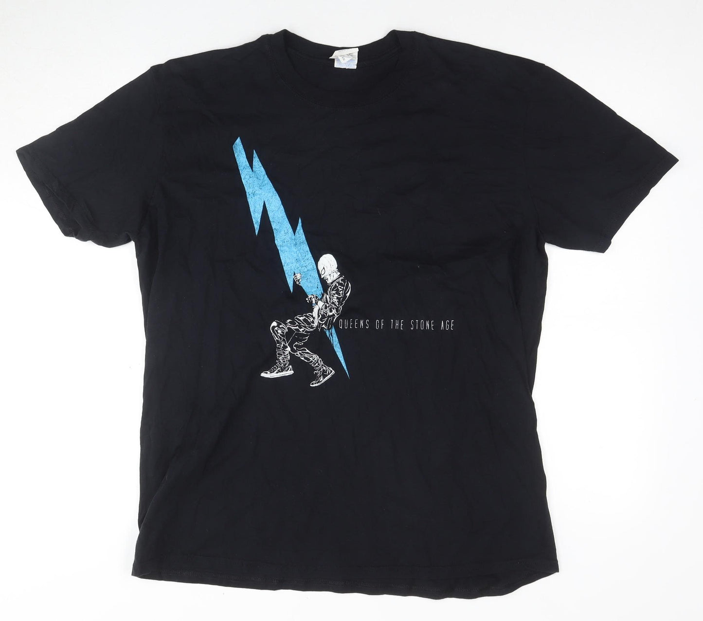 Gildan Men's Black XL Music Graphic T-Shirt