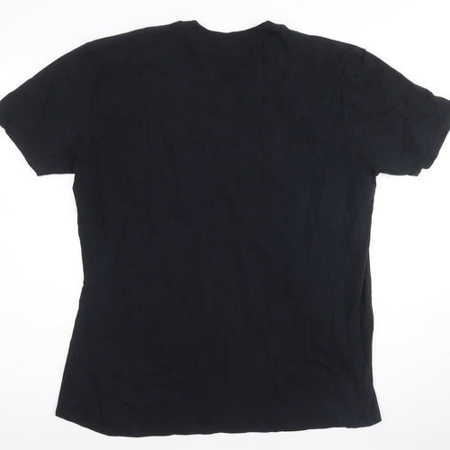 Gildan Men's Black XL Music Graphic T-Shirt