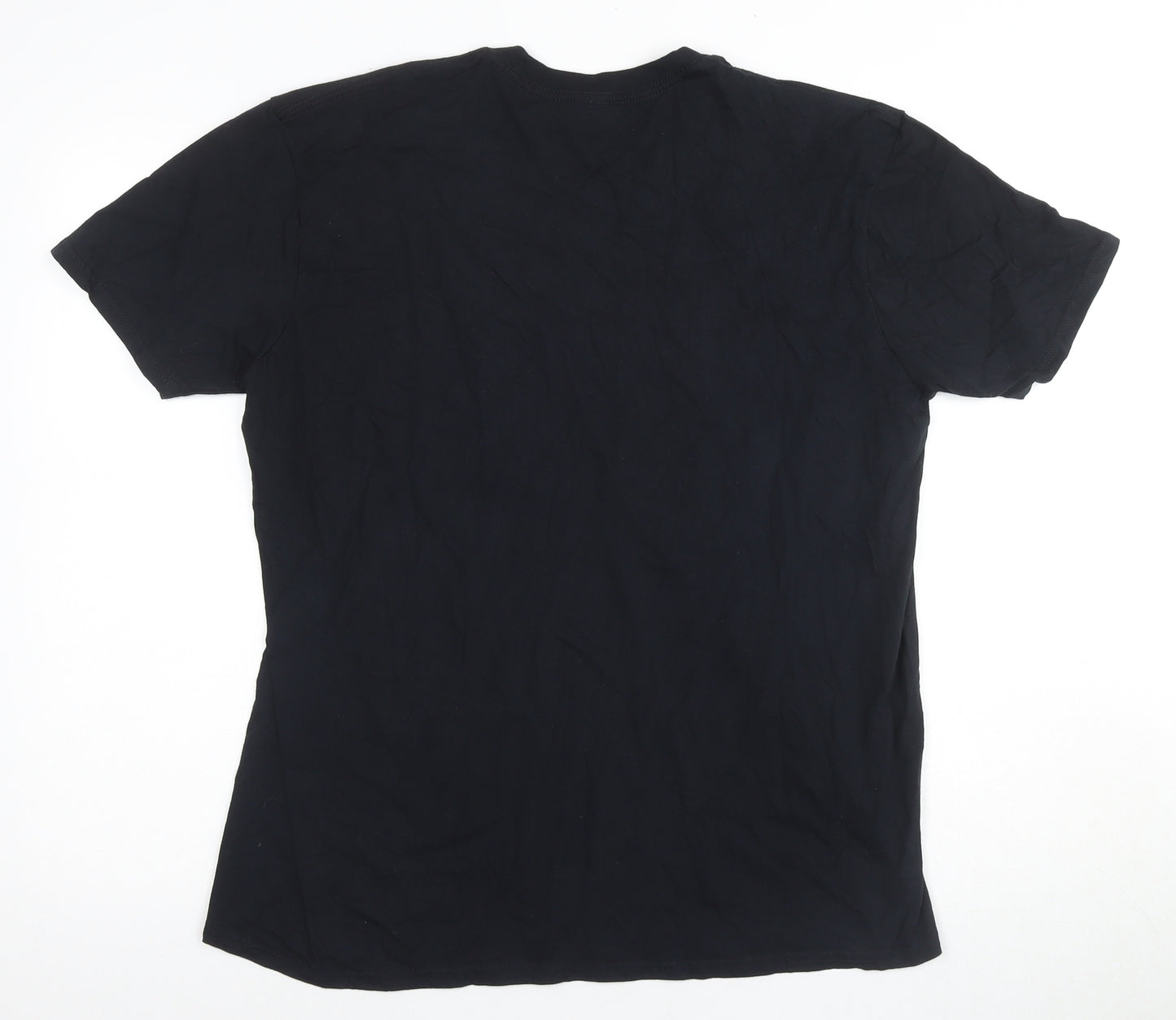 Gildan Men's Black XL Music Graphic T-Shirt